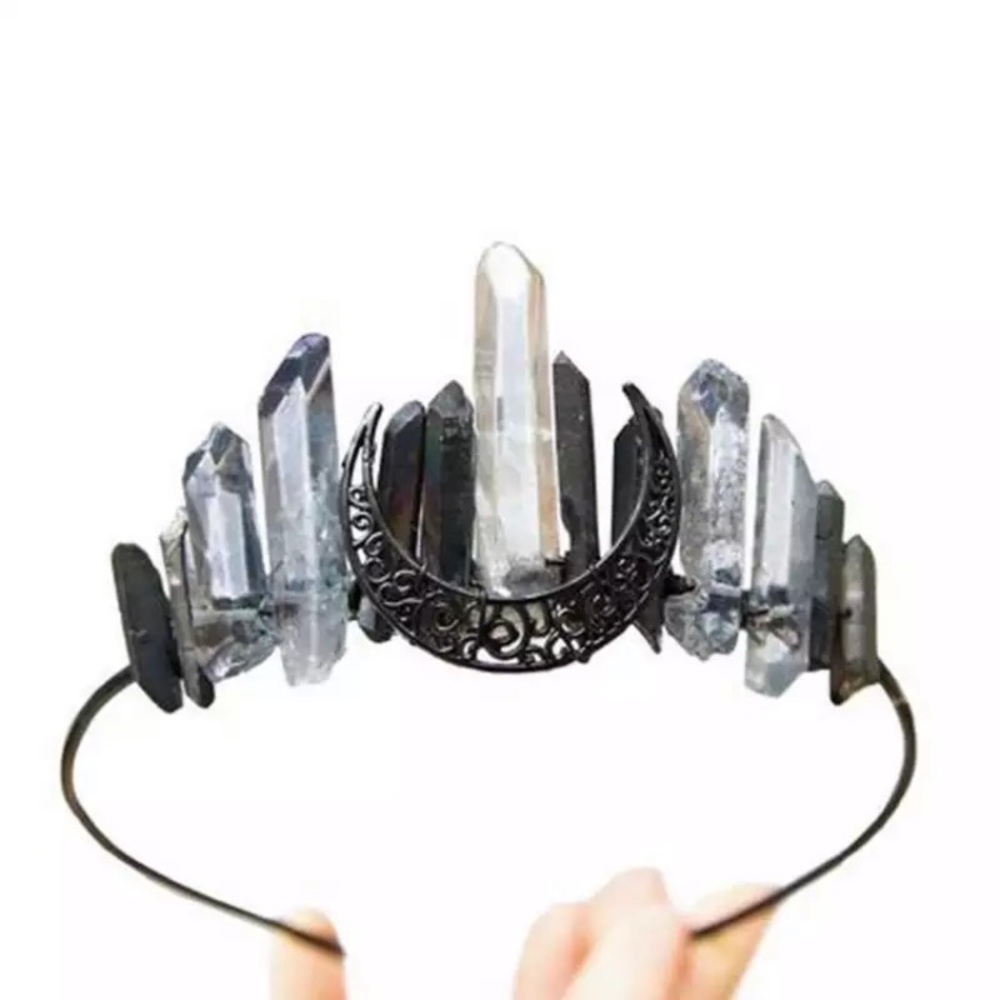 New! Raw Crystal Black Moon & Quartz - Picture 5 of 10
